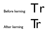 kerning